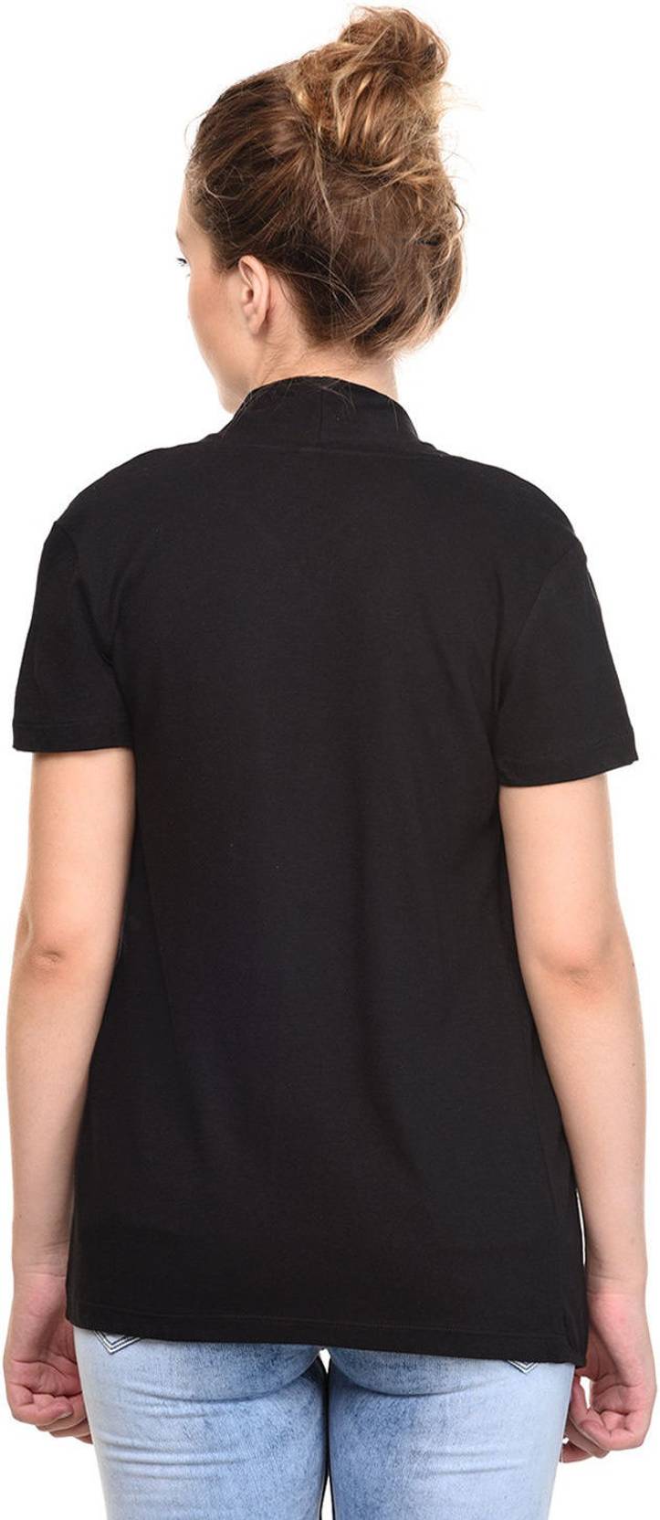 KOTTY  Women 3/4 Sleeve Black Shrug