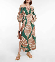KOTTY Women A-line Brown Maxi/Full Length Dress