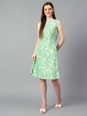 KOTTY Women A-line Multicolor Knee Length Dress
