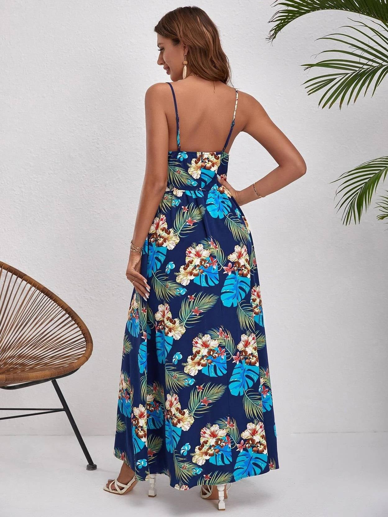 KOTTY Women A-line Multicolor Maxi/Full Length Dress
