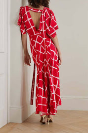 KOTTY Women A-line Red Maxi/Full Length Dress