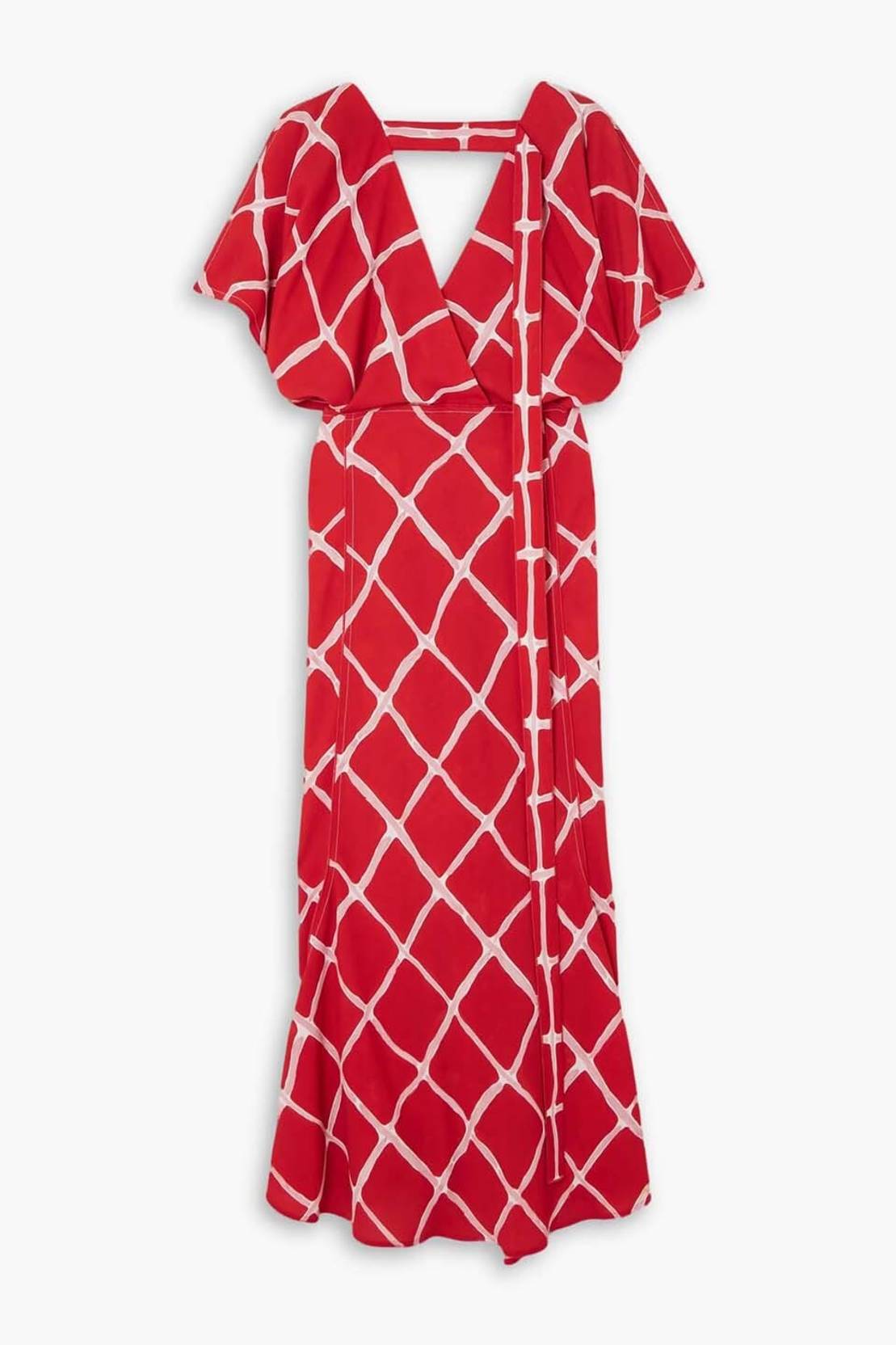 KOTTY Women A-line Red Maxi/Full Length Dress