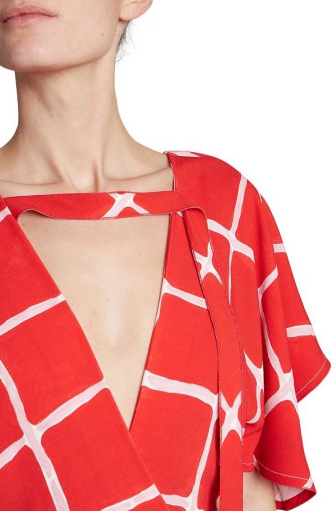 KOTTY Women A-line Red Maxi/Full Length Dress