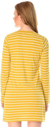KOTTY Women A-line Yellow Above Knee/Mid Thigh Length Dress