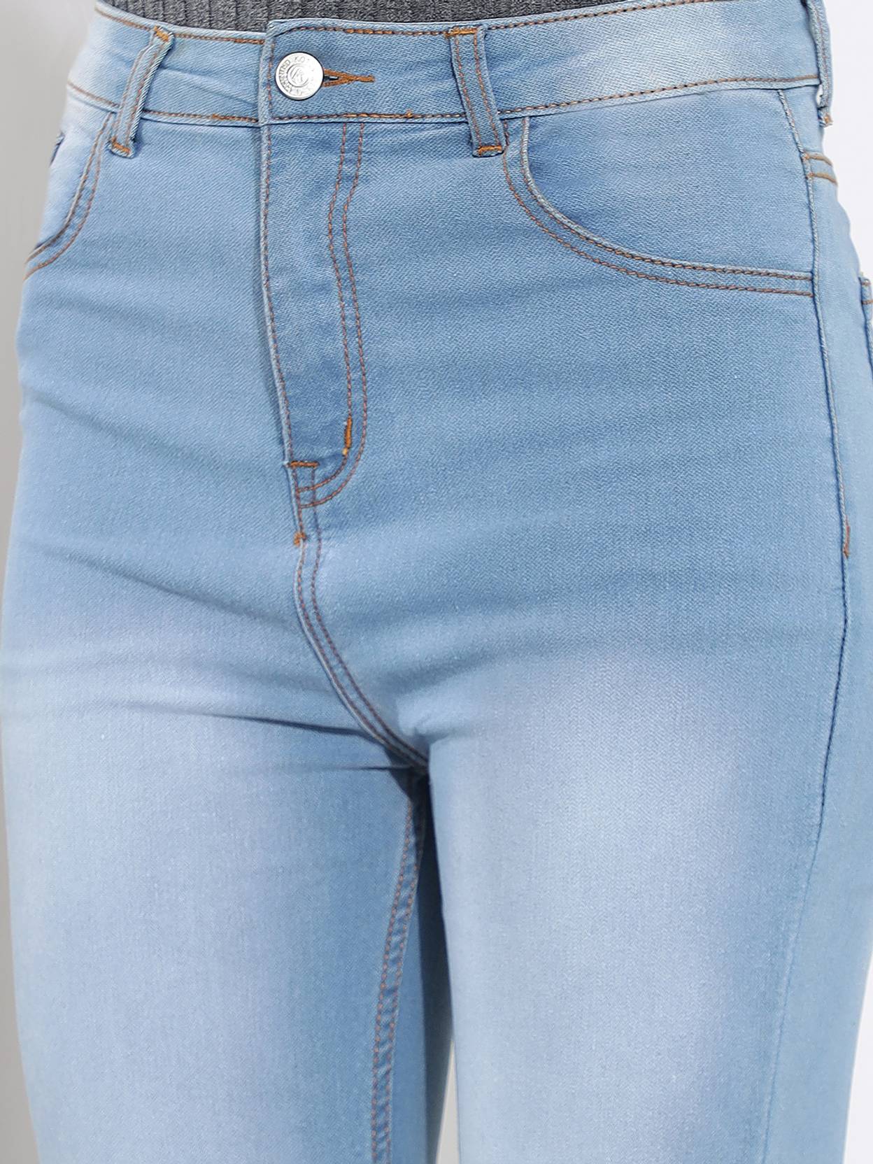 KOTTY Women Boot-Leg High Rise Blue Jeans