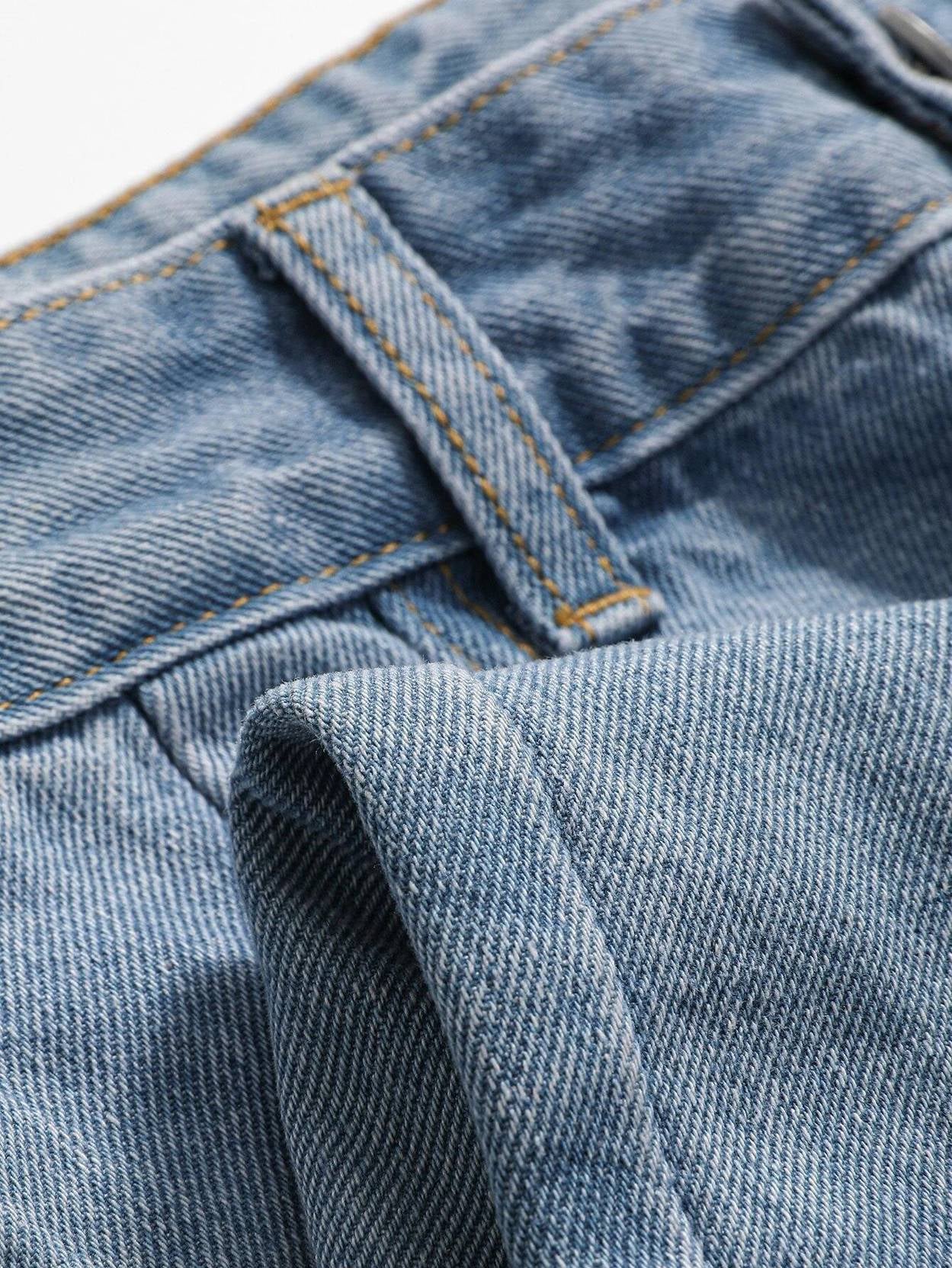 kotty Women Boyfriend Mid Rise Blue Jeans
