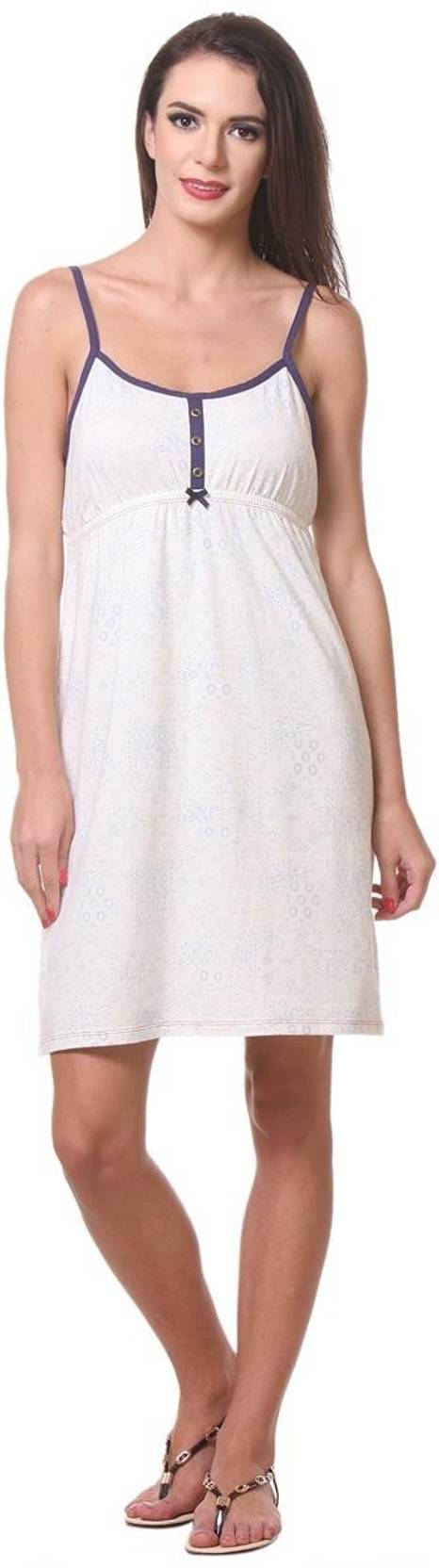 KOTTY  Women Chemise  (White)