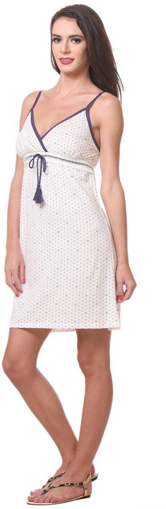 KOTTY  Women Chemise  (White)