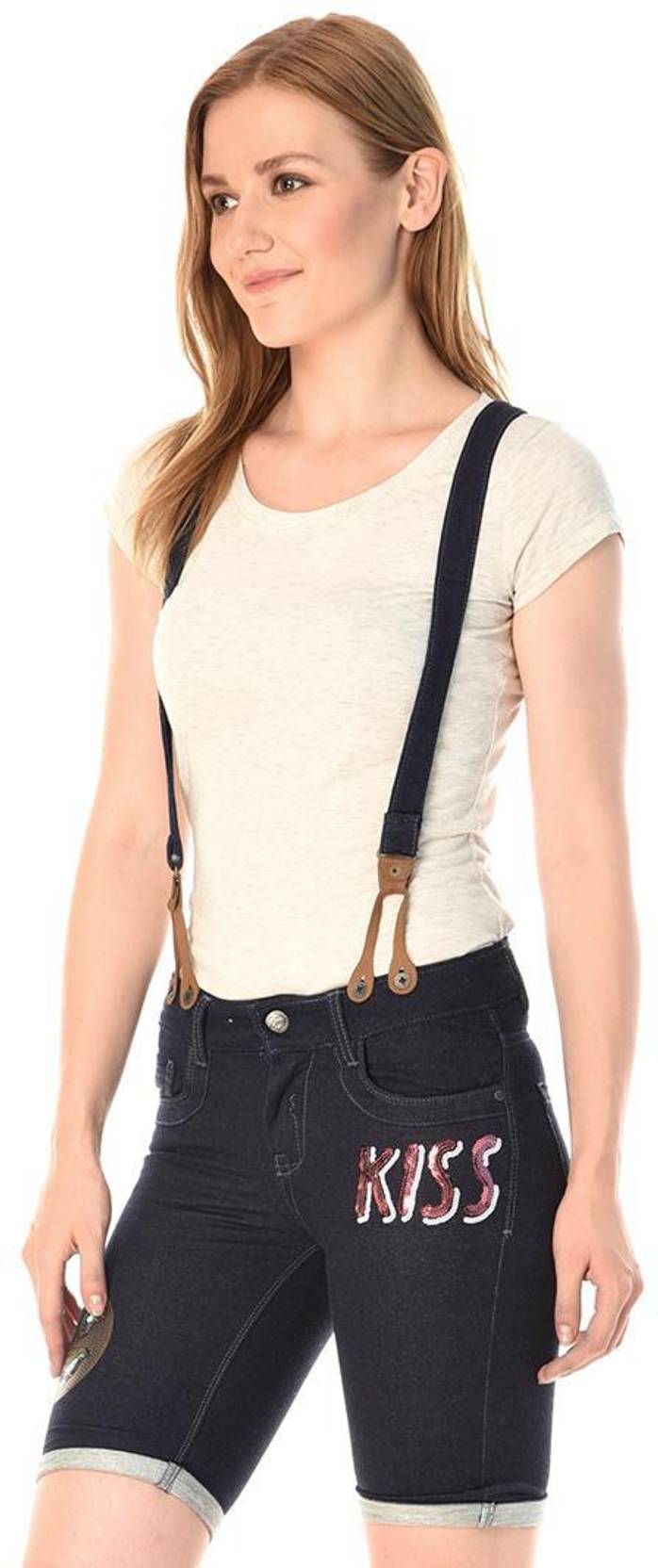 KOTTY  Women Dark Blue Dungaree
