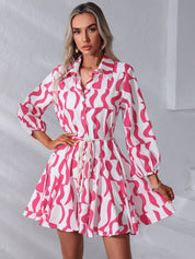 KOTTY Women Fit and Flare Multicolor Midi/Calf Length Dress
