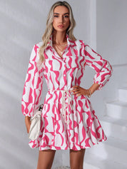 KOTTY Women Fit and Flare Multicolor Midi/Calf Length Dress