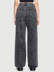 KOTTY Women Flared High Rise Black Jeans