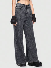 KOTTY Women Flared High Rise Black Jeans