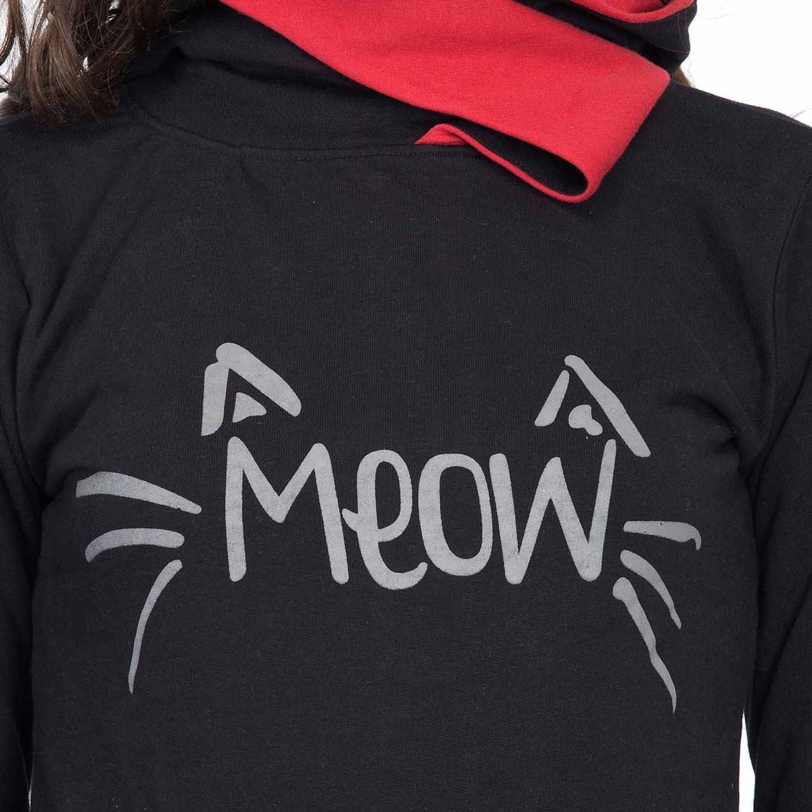 KOTTY Women Full Sleeve Printed Hooded Sweatshirt