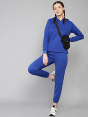 KOTTY Women Full Sleeve Solid Hooded Sweatshirt