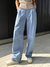 KOTTY Women Loose Fit High Rise Blue Jeans