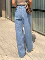KOTTY Women Loose Fit High Rise Blue Jeans