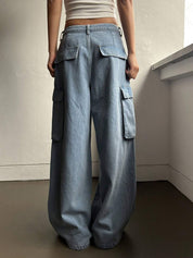 KOTTY Women Loose Fit High Rise Light Blue Jeans