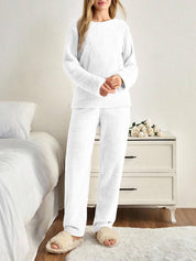 KOTTY  Women Night Suit Set White Solid
