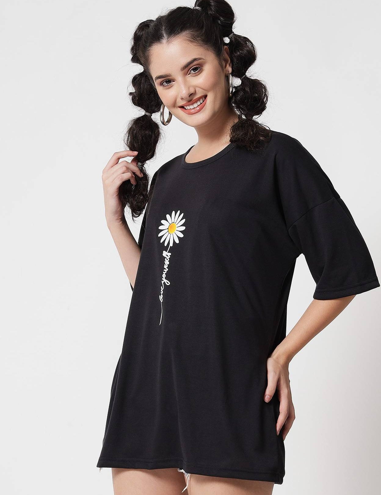 WomenPrintedRoundNeckCottonBlendBlackT-Shirt-2.jpg_1.jpg