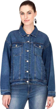 KOTTY Women Printed, Dyed/Ombre Denim Jacket