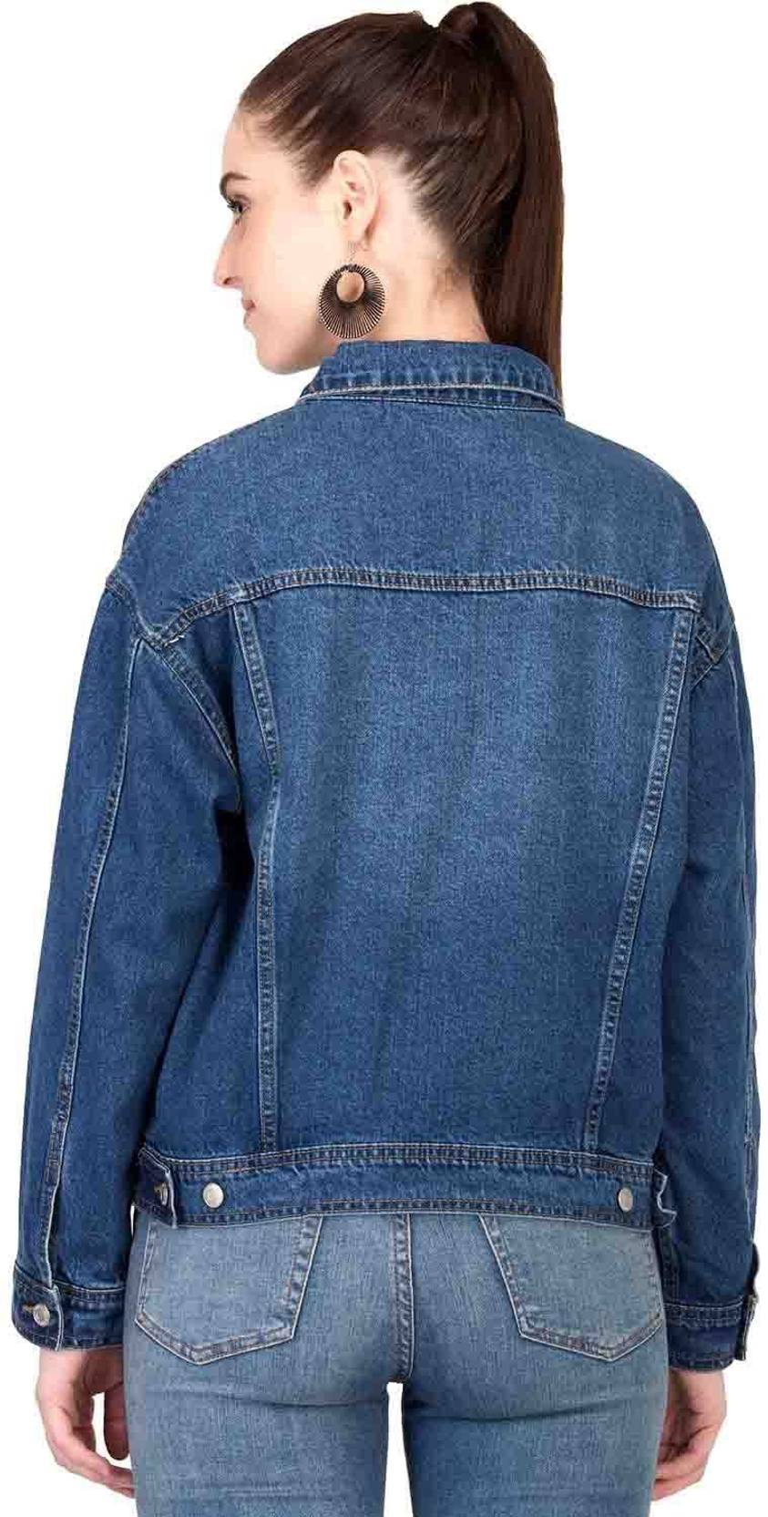 KOTTY Women Printed, Dyed/Ombre Denim Jacket