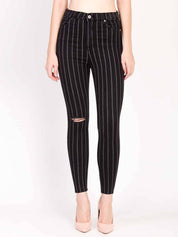 KOTTY Women Regular High Rise Black Jeans