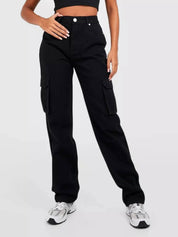 KOTTY Women Regular High Rise Black Jeans