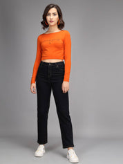 KOTTY Women Regular High Rise Black Jeans