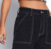 KOTTY Women Regular High Rise Black Jeans