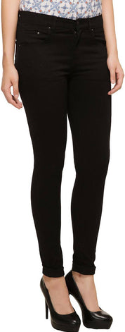 KOTTY Women Regular High Rise Black Jeans