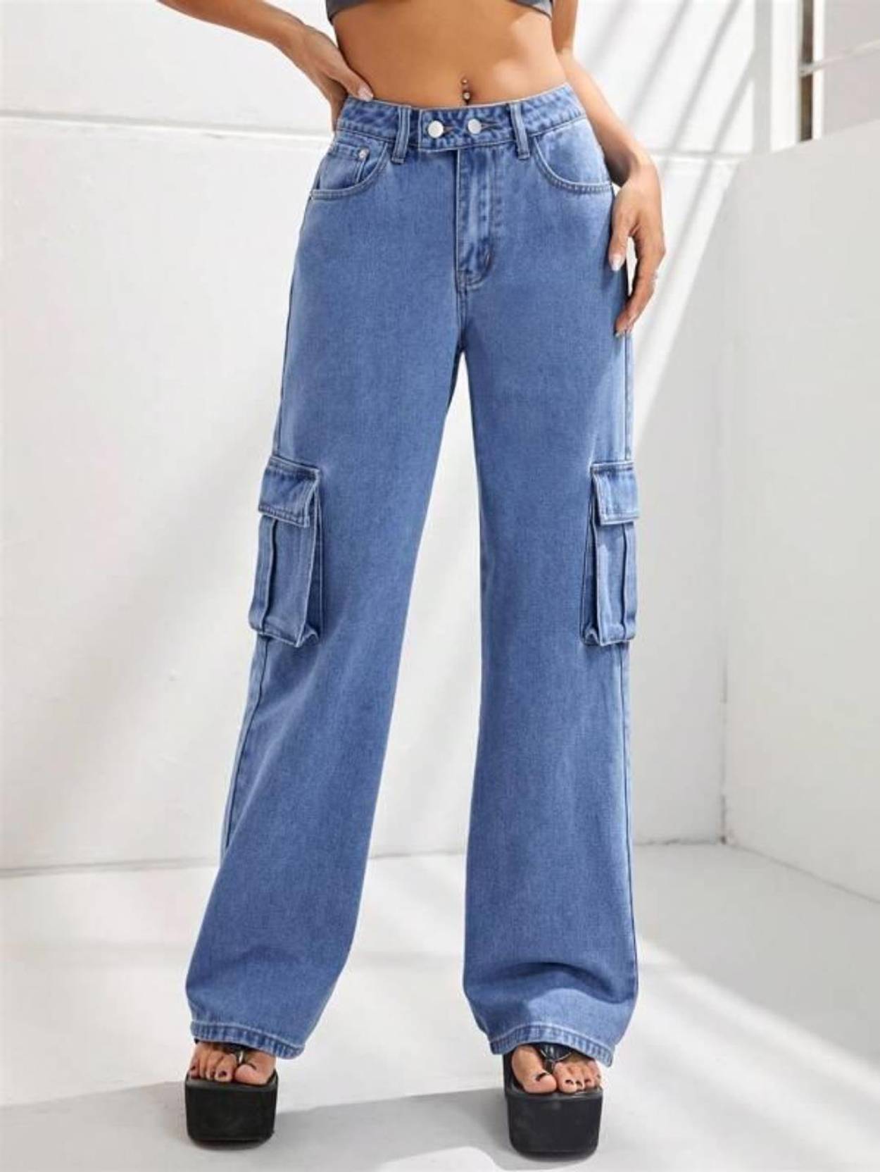 KOTTY Women Regular High Rise Blue Jeans