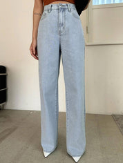 KOTTY Women Regular High Rise Blue Jeans