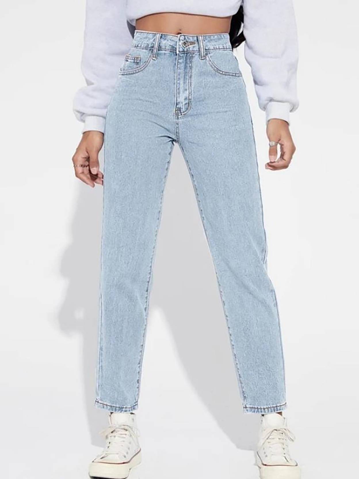 KOTTY Women Regular High Rise Blue Jeans
