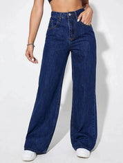 KOTTY Women Regular High Rise Blue Jeans