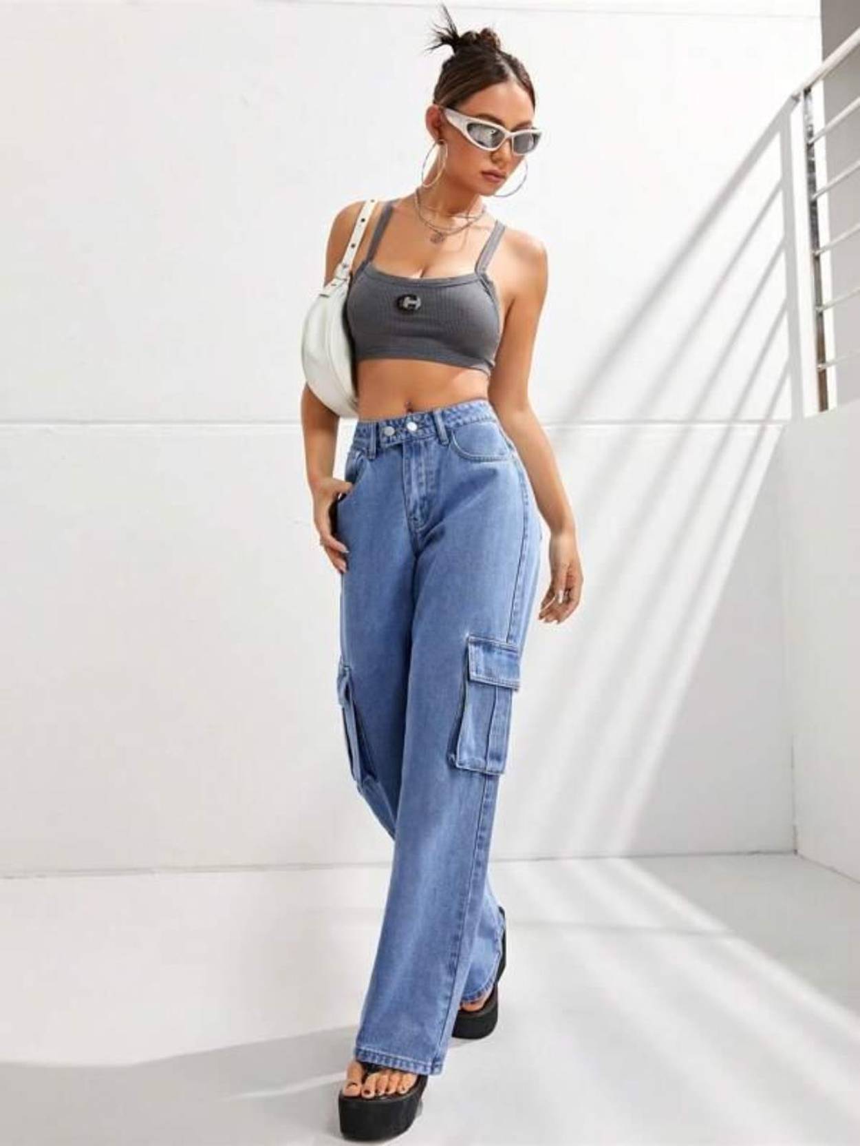 KOTTY Women Regular High Rise Blue Jeans