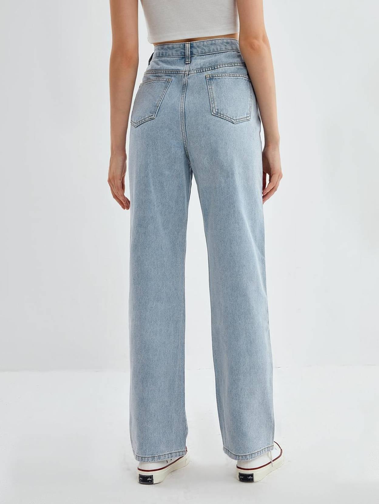 KOTTY Women Regular High Rise Blue Jeans