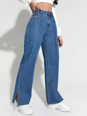 KOTTY Women Regular High Rise Blue Jeans