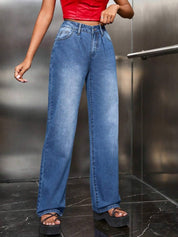 KOTTY Women Regular High Rise Blue Jeans