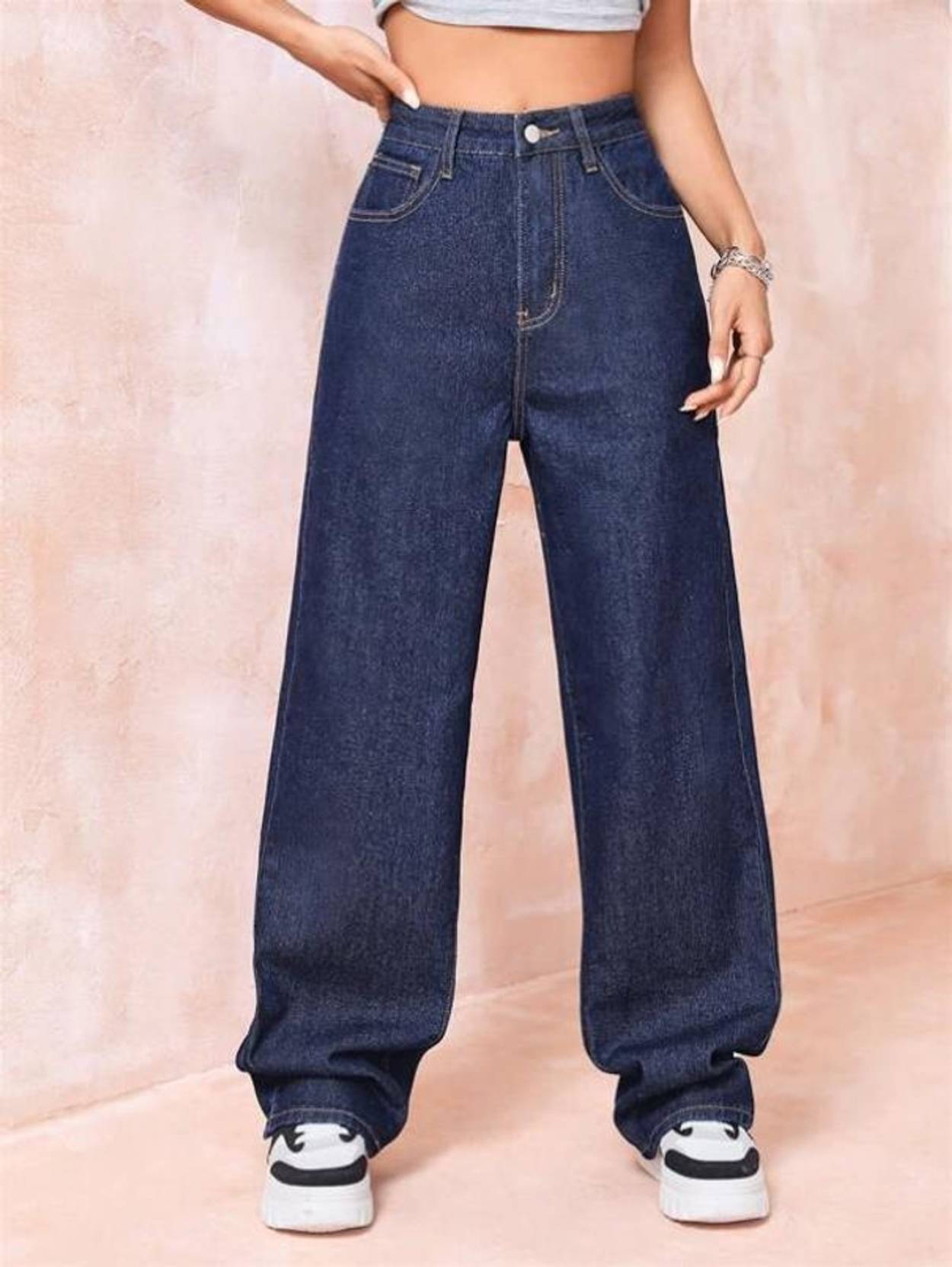 KOTTY Women Regular High Rise Blue Jeans