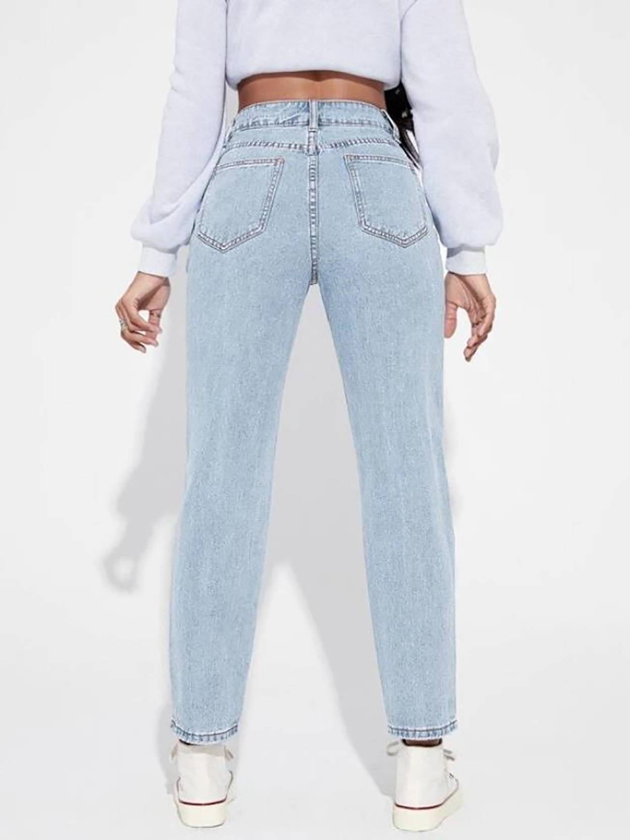 KOTTY Women Regular High Rise Blue Jeans