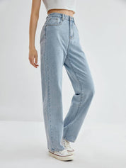 KOTTY Women Regular High Rise Blue Jeans