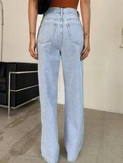 KOTTY Women Regular High Rise Blue Jeans
