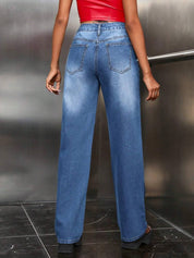 KOTTY Women Regular High Rise Blue Jeans
