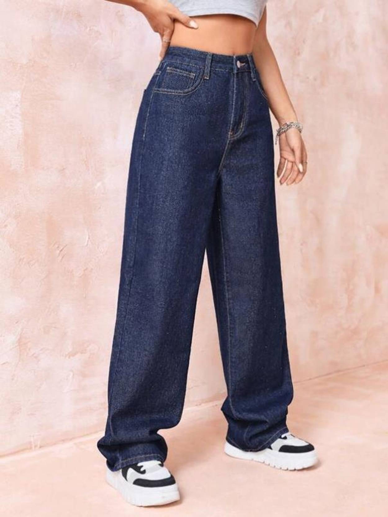 KOTTY Women Regular High Rise Blue Jeans