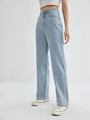 KOTTY Women Regular High Rise Blue Jeans