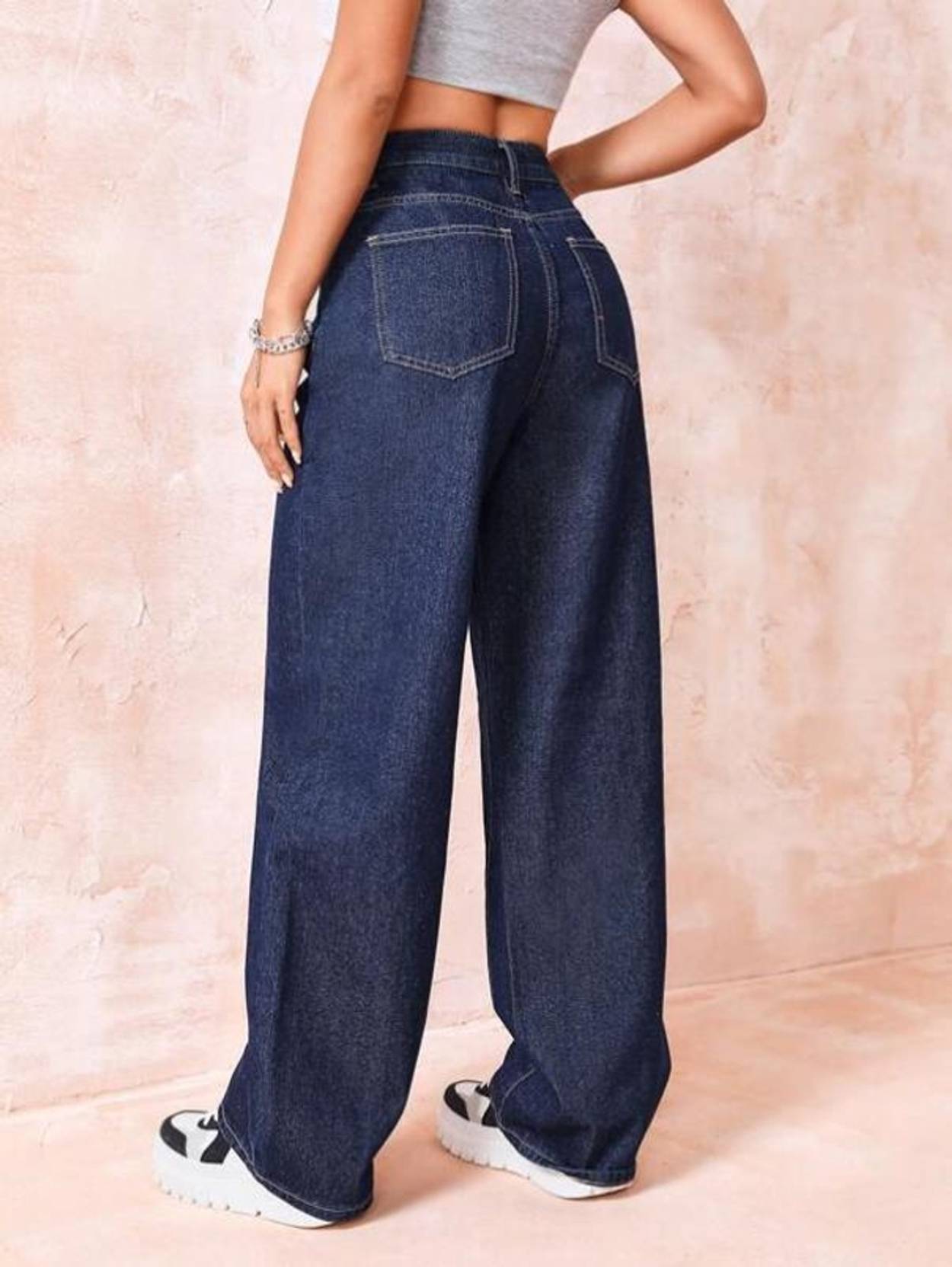 KOTTY Women Regular High Rise Blue Jeans