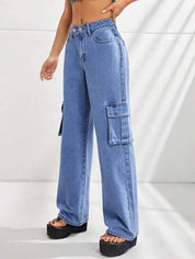 KOTTY Women Regular High Rise Blue Jeans