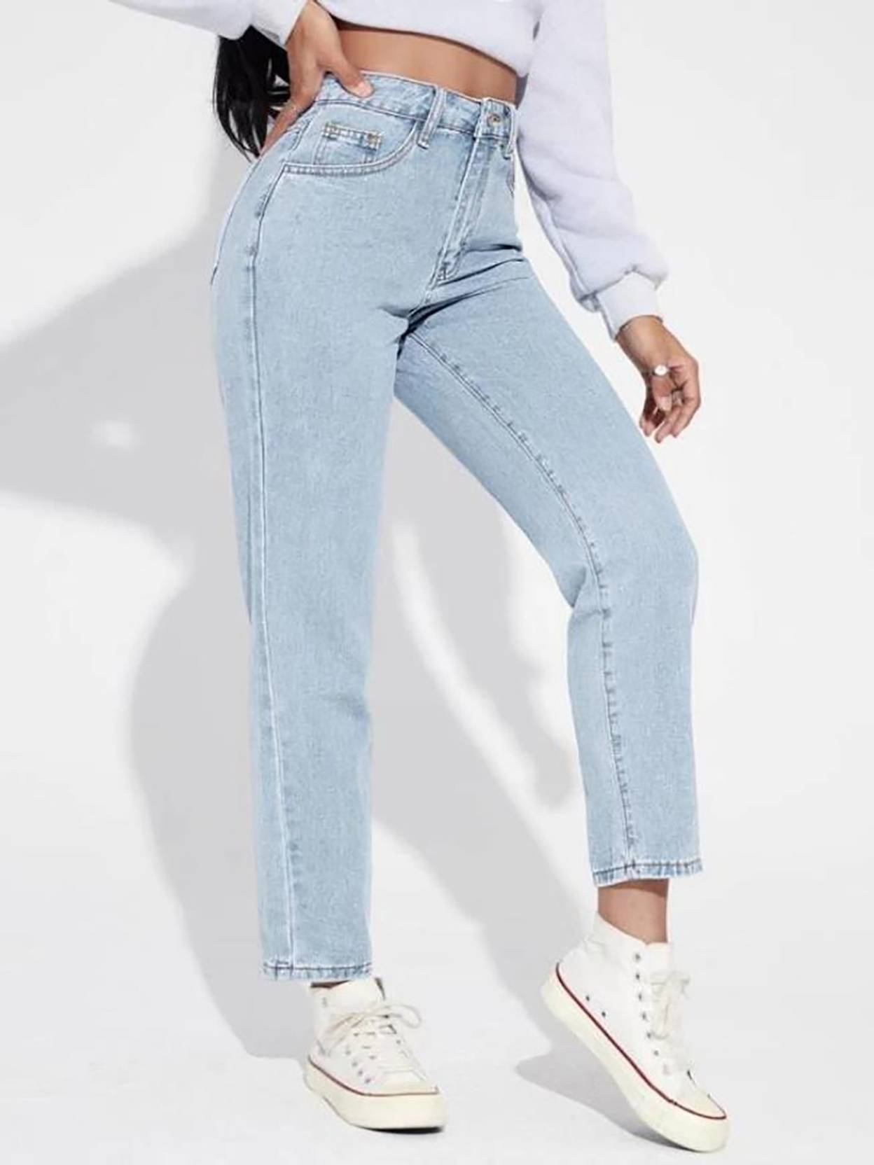 KOTTY Women Regular High Rise Blue Jeans