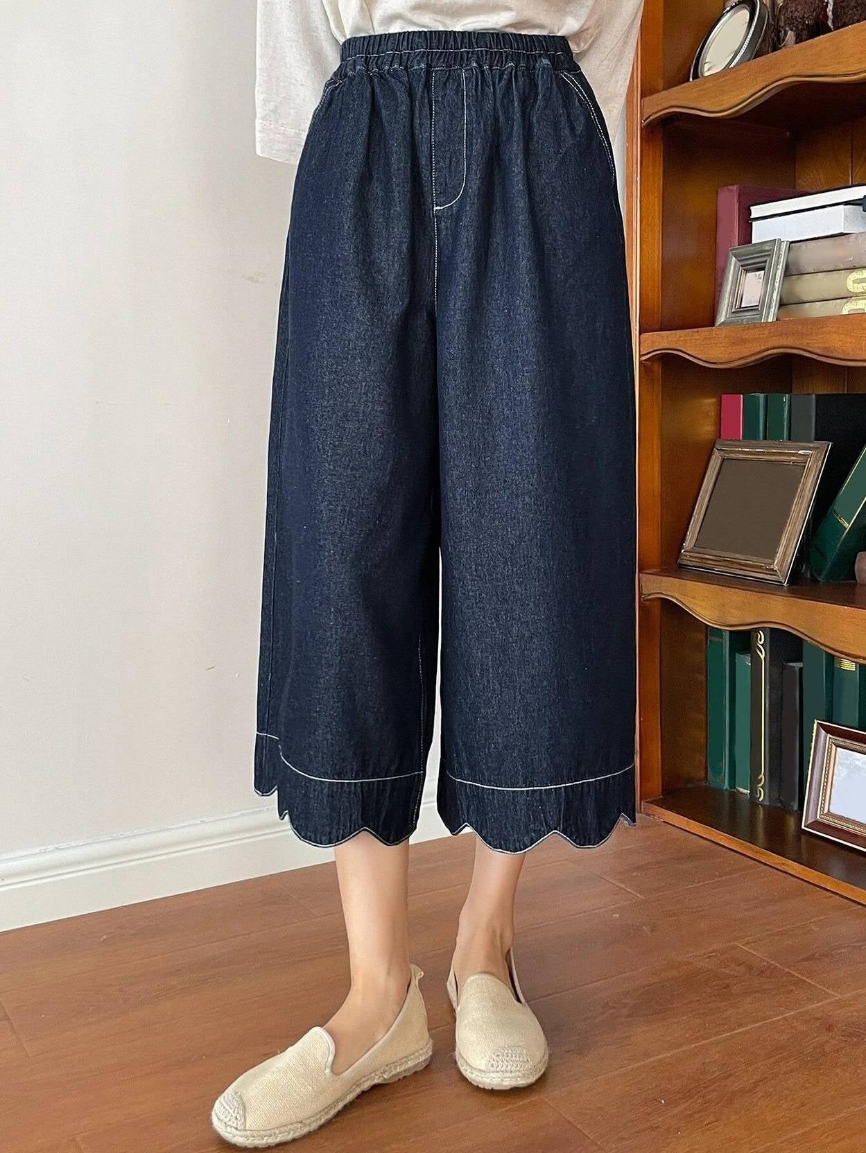 KOTTY Women Regular High Rise Dark Blue Jeans